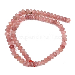 Natural Strawberry Quartz Beads Strands&nbsp;G-C259-A22-5x8mm
