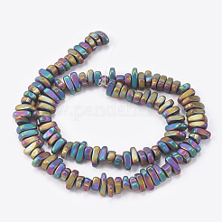 Electroplate Non-magnetic Synthetic Hematite Beads Strands&nbsp;G-P367-H