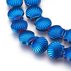 Electroplated Non-magnetic Synthetic Hematite Beads Strands&nbsp;G-P392-L02