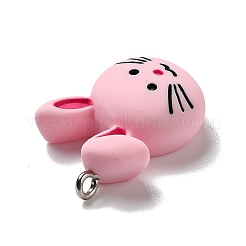 Opaque Resin Pendants&nbsp;LS-RESI-D055-040P