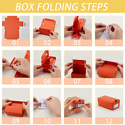 24Pcs Folding Cardboard Paper Packaging Boxes&nbsp;CON-GA0001-20C