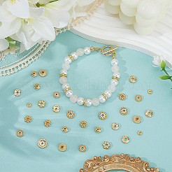 120Pcs 12 Styles Brass Beads&nbsp;KK-BBC0022-36