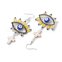 Iron Dangle Earring&nbsp;EJEW-MZ00191