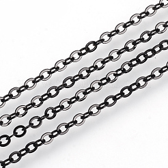 Electrophoresis Brass Cable Chains Necklaces&nbsp;X-MAK-R019-01