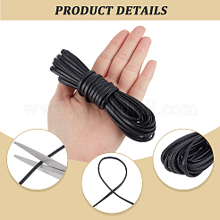 2 Bundles Flat Imitation PU Leather Shoulder Strap Cord&nbsp;DIY-CL0001-42