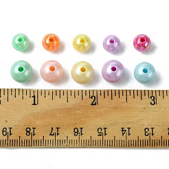 250Pcs 2 Styles Opaque Acrylic Beads&nbsp;MACR-FS0001-63