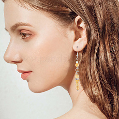 40Pcs Natural Citrine Pendants&nbsp;G-FG0001-09