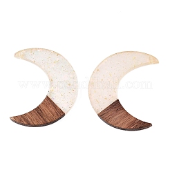 Epoxy Resin & Walnut Wood Pendants&nbsp;RESI-T057-14D