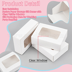 Rectangle Folding Paper Storage Boxes&nbsp;CON-WH0106-01B-03