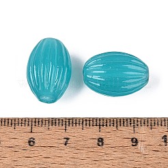 Handmade Ribbed Lampwork Beads&nbsp;LAMP-N042-01E