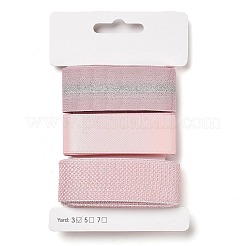 9 Yards 3 Styles Polyester Ribbon&nbsp;SRIB-A014-B17