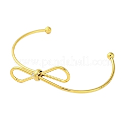 Ion Plating(IP) 304 Stainless Steel Cuff Bangles for Women&nbsp;STAS-P373-05G