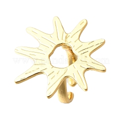 Brass Cuff Rings for Women&nbsp;RJEW-Q008-10G