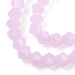 Imitation Jade Glass Beads Strands&nbsp;GLAA-TAC0022-4mm-A01