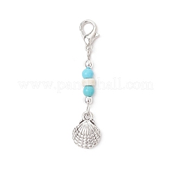 Ocean Theme Tibetan Style Alloy Pendant Decorations&nbsp;HJEW-JM03439