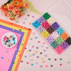 720Pcs 18 Colors Opaque Acrylic Beads&nbsp;MACR-ME0001-20