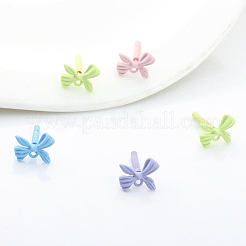 40Pcs Spray Painted Alloy Stud Earring Findings&nbsp;FIND-SP0005-51
