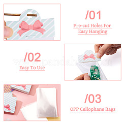100Pcs Rectangle Polypropylene Cellophane Bags&nbsp;CDIS-TA0001-34F