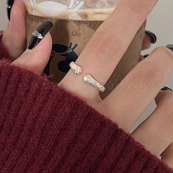 Alloy Cat Paws Cuff Open Rings for Women&nbsp;WGFDD1A-01