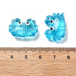 Transparent Glass Enamel Beads&nbsp;LAMP-V001-08C