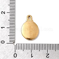 304 Stainless Steel Pave Rhinestone Pendants&nbsp;STAS-G369-14G