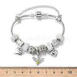 Alloy European Beads Charm Bracelets&nbsp;BJEW-F495-13P
