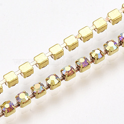 Brass Claw Chain Stretch Bracelets&nbsp;BJEW-T010-03G-08