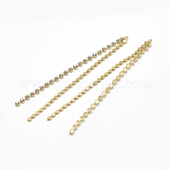 Brass Chain Tassel Big Pendants&nbsp;KK-T032-172G