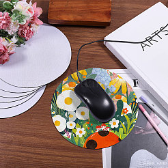 Silicone with Cloth Mouse Pad&nbsp;AJEW-WH0270-890