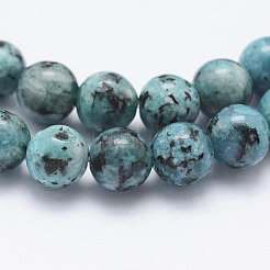 Natural Dyed Sesame Jasper Beads Strands&nbsp;G-E443-A02