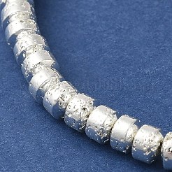 Electroplated Natural Lava Rock Beads Strands&nbsp;G-L606-C02-01F
