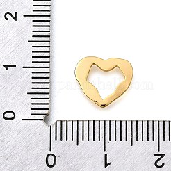 Brass Twisted Linking Rings&nbsp;KK-B131-14G-02