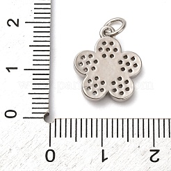 Brass Micro Pave Cubic Zirconia Pendants&nbsp;KK-I276-02P