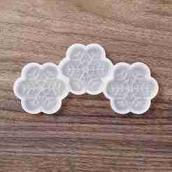 Snowflake Shape Food Grade Silicone Lollipop Molds&nbsp;DIY-D069-15