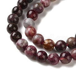 Natural Tourmaline Beads Strands&nbsp;G-L637-A01-6mm