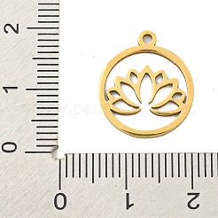 Ion Plating(IP) 201 Stainless Steel Pendants&nbsp;STAS-M015-08G