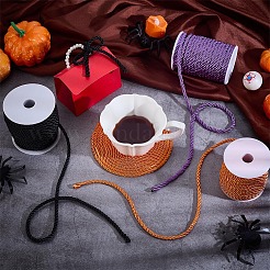 3 Rolls 3 Colors Polyester Braided Cord&nbsp;OCOR-PH0006-31A