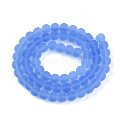 Transparent Glass Beads Strands&nbsp;X-GLAA-T032-T6mm-MD04