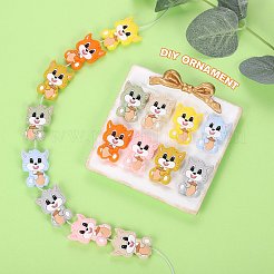 16Pcs 8 Colors Cartoon Squirrel Silicone Beads&nbsp;JX713A