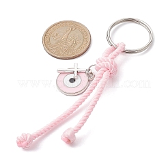 Cross & Evil Eye Zinc Alloy Enamel Pendants Keychains&nbsp;KEYC-JKC00609