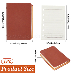 1Pc PU Leather Notebook&nbsp;AJEW-CL0005-64C