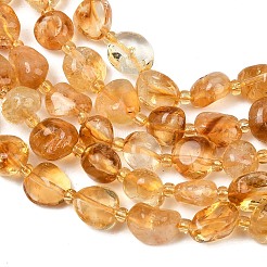 Heated Natural Citrine Beads Strands&nbsp;GG-CBA3A44-C04-02