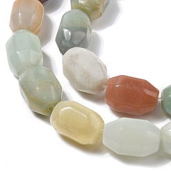 Natural Flower Amazonite Beads Strands&nbsp;G-F781-A12-01