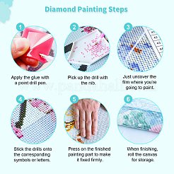 5D DIY Diamond Painting Family Theme Canvas Kits&nbsp;DIY-C004-64