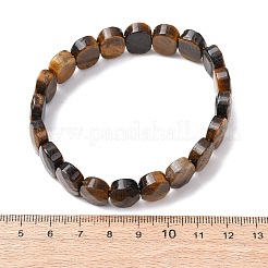 Natural & Synthetic Mixed Gemstone Faceted Beaded Stretch Bracelets for Women&nbsp;BJEW-K251-07