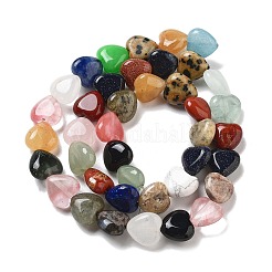 Natural & Synthetic Mixed Gemstone Beads Strands&nbsp;G-R190-10mm-43
