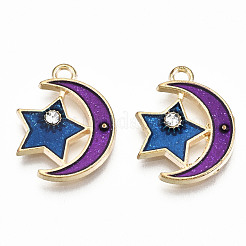 Alloy Enamel Pendants&nbsp;ENAM-S126-007-RS