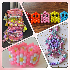 800Pcs Opaque Plastic Beads&nbsp;KY-SP0001-47B
