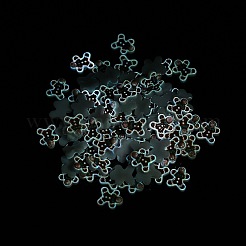 Christmas Theme Luminous Resin Cabochons&nbsp;RESI-U003-02J
