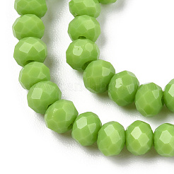 Opaque Solid Color Glass Beads Strands&nbsp;EGLA-A034-P3mm-D30